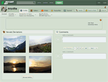Tablet Screenshot of anyutka.deviantart.com