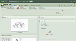 Desktop Screenshot of panda-lillie.deviantart.com