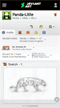 Mobile Screenshot of panda-lillie.deviantart.com