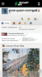 Mobile Screenshot of great-queen-morrigan.deviantart.com