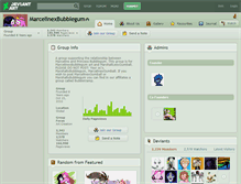 Tablet Screenshot of marcelinexbubblegum.deviantart.com