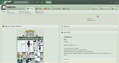 Desktop Screenshot of magicalxo.deviantart.com