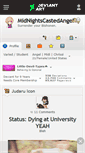 Mobile Screenshot of midnightscastedangel.deviantart.com