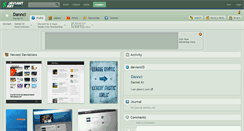 Desktop Screenshot of dannci.deviantart.com