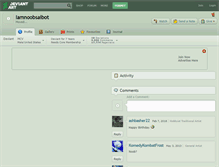 Tablet Screenshot of iamnoobsaibot.deviantart.com