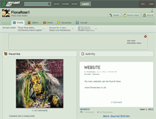 Tablet Screenshot of fionarose1.deviantart.com
