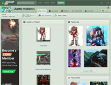 Tablet Screenshot of chaotic-mobians.deviantart.com