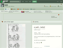 Tablet Screenshot of gado.deviantart.com