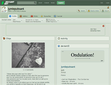Tablet Screenshot of jymlepuissant.deviantart.com