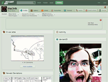 Tablet Screenshot of blas3nik.deviantart.com