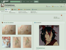 Tablet Screenshot of christodecare.deviantart.com