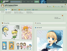 Tablet Screenshot of aph-sealand-peter.deviantart.com