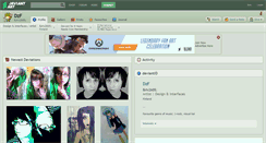 Desktop Screenshot of dzf.deviantart.com