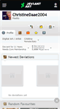 Mobile Screenshot of christinedaae2004.deviantart.com
