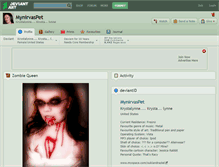 Tablet Screenshot of mynirvaspet.deviantart.com