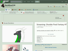 Tablet Screenshot of blackblood100.deviantart.com