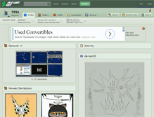 Tablet Screenshot of 199x.deviantart.com