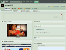 Tablet Screenshot of iceman2032.deviantart.com