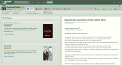 Desktop Screenshot of demonicclone.deviantart.com