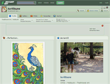 Tablet Screenshot of ko-kitsune.deviantart.com