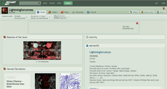 Desktop Screenshot of lightningsorceress.deviantart.com