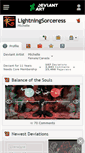 Mobile Screenshot of lightningsorceress.deviantart.com