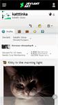 Mobile Screenshot of katttinka.deviantart.com