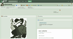 Desktop Screenshot of catherineanne.deviantart.com