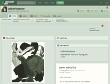 Tablet Screenshot of catherineanne.deviantart.com