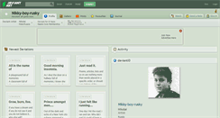 Desktop Screenshot of nikky-boy-rusky.deviantart.com
