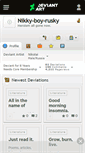 Mobile Screenshot of nikky-boy-rusky.deviantart.com