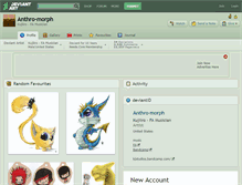 Tablet Screenshot of anthro-morph.deviantart.com