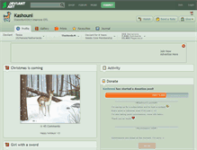 Tablet Screenshot of kashouni.deviantart.com