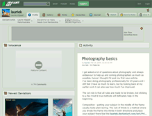 Tablet Screenshot of lauriek.deviantart.com
