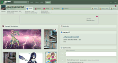 Desktop Screenshot of johananderssongx.deviantart.com