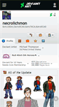 Mobile Screenshot of necrolichmon.deviantart.com