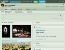Tablet Screenshot of andrewmclagan.deviantart.com