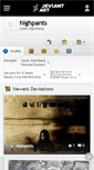 Mobile Screenshot of highpants.deviantart.com