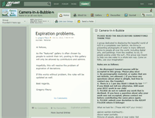 Tablet Screenshot of camera-in-a-bubble.deviantart.com