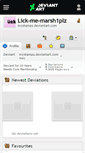 Mobile Screenshot of lick-me-marsh1plz.deviantart.com