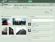 Tablet Screenshot of me864.deviantart.com