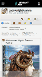 Mobile Screenshot of ladyknightalanna.deviantart.com