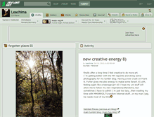 Tablet Screenshot of leachima.deviantart.com