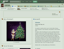 Tablet Screenshot of lulemee.deviantart.com