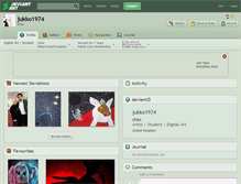Tablet Screenshot of jukko1974.deviantart.com