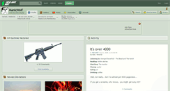 Desktop Screenshot of manicwolf.deviantart.com