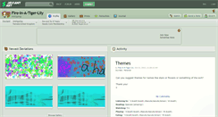 Desktop Screenshot of fire-in-a-tiger-lily.deviantart.com