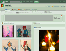 Tablet Screenshot of daregirl2.deviantart.com