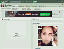 Tablet Screenshot of dark-karol.deviantart.com