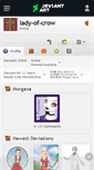 Mobile Screenshot of lady-of-crow.deviantart.com